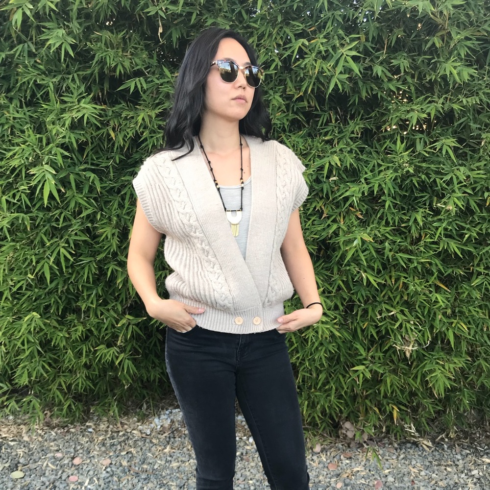 Vintage wool vest